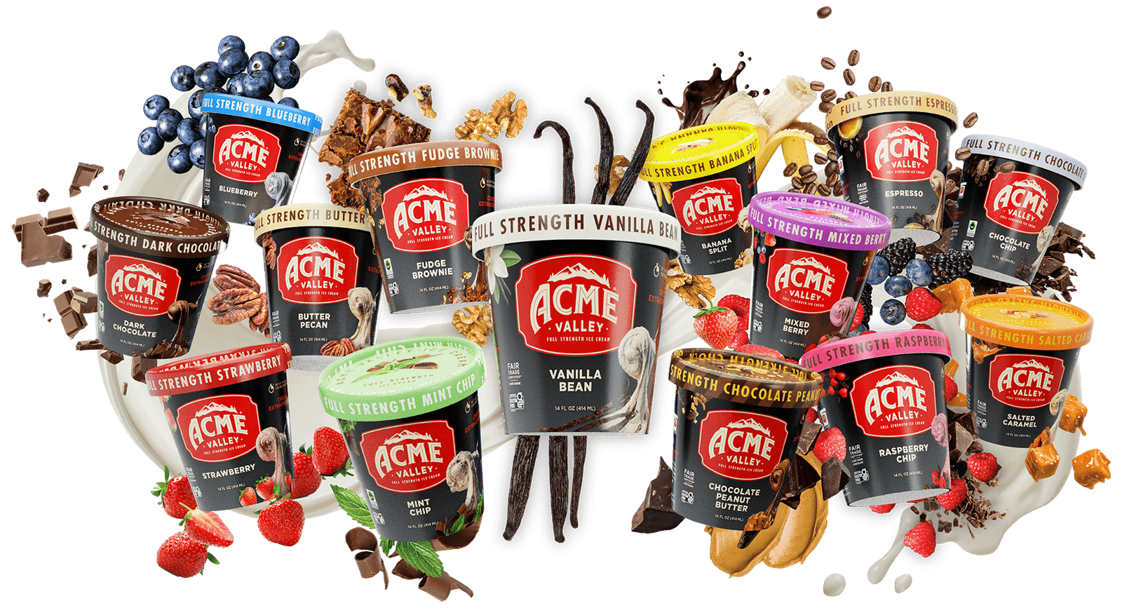 Acme Valley Ice Cream The Only Full Strength Ice Cream